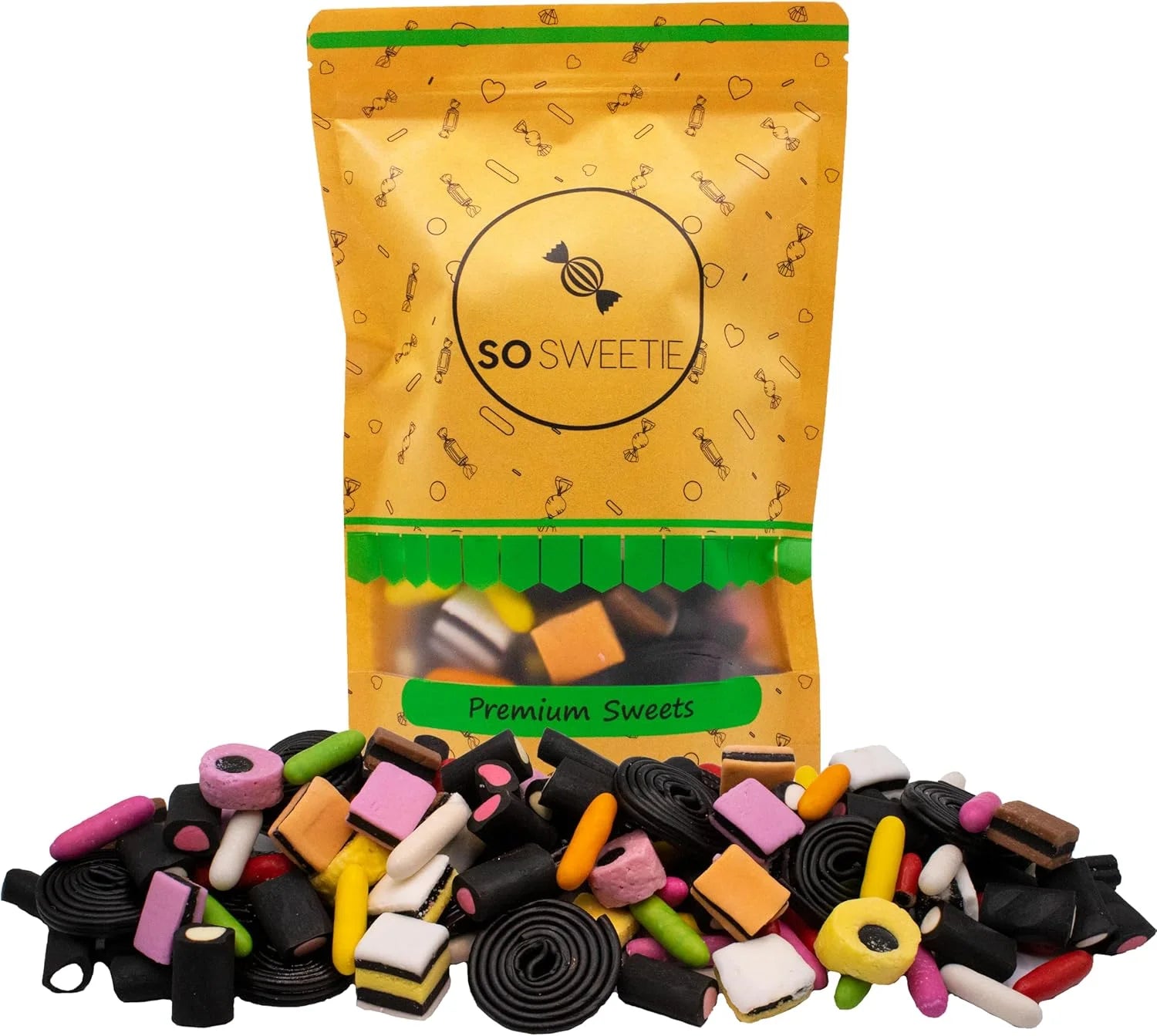 SoSweetie Liquorice Sweets Pick and Mix | Traditional Candy Bag | 600g Bulk