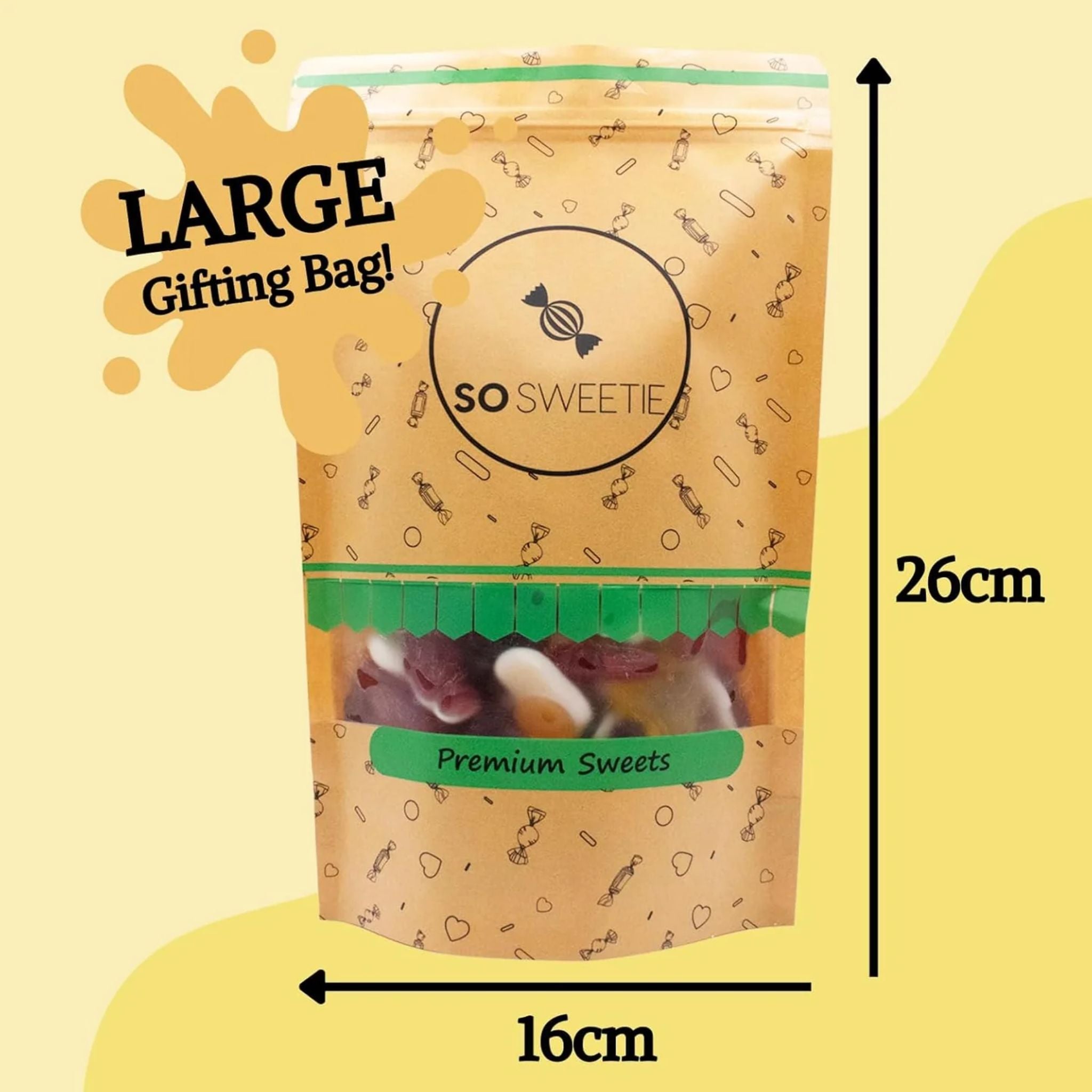 Large 600g Gluten Free Gummies | Party Bag of Dairy-Free Sweets | Great for Birthdays & Gifts