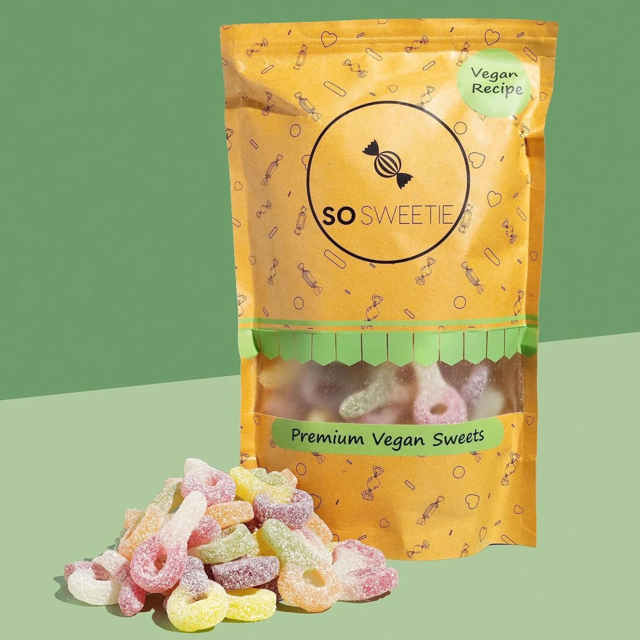 SoSweetie VEGAN Fizzy Dummies | 600g Resealable Bages | Pick and Mix Sweets