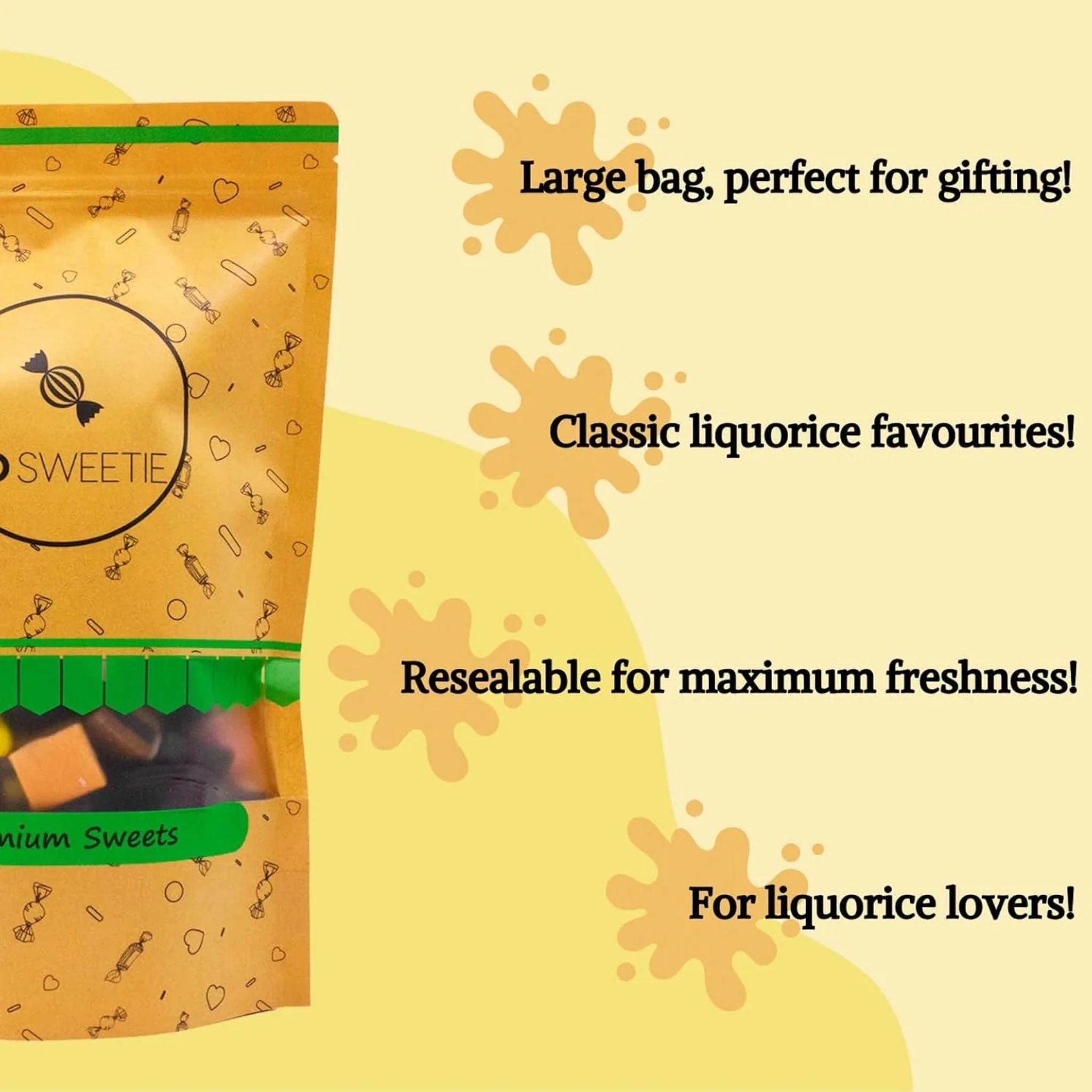 SoSweetie Liquorice Sweets Pick and Mix | Traditional Candy Bag | 600g Bulk