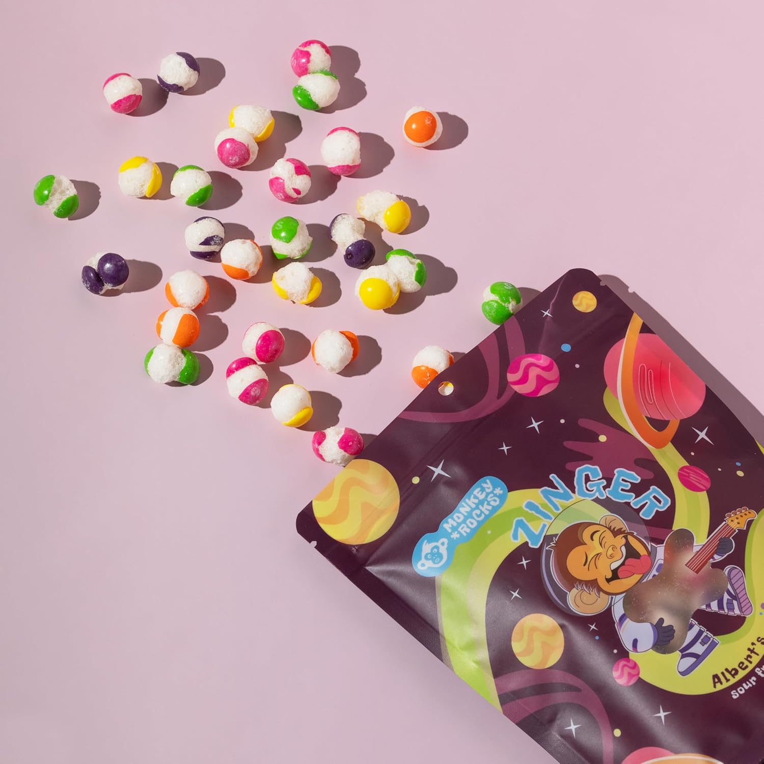 Monkey Rocks Vegan & Halal Freeze Dried Sweets | Bold Sour Space Candy