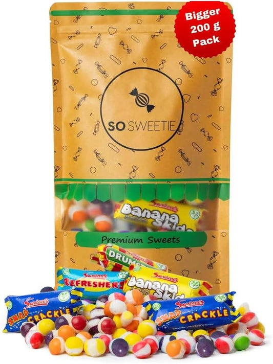 SoSweetie Freeze Dried Sweets Super Mix | Vegan & Halal | Large 200g Bag
